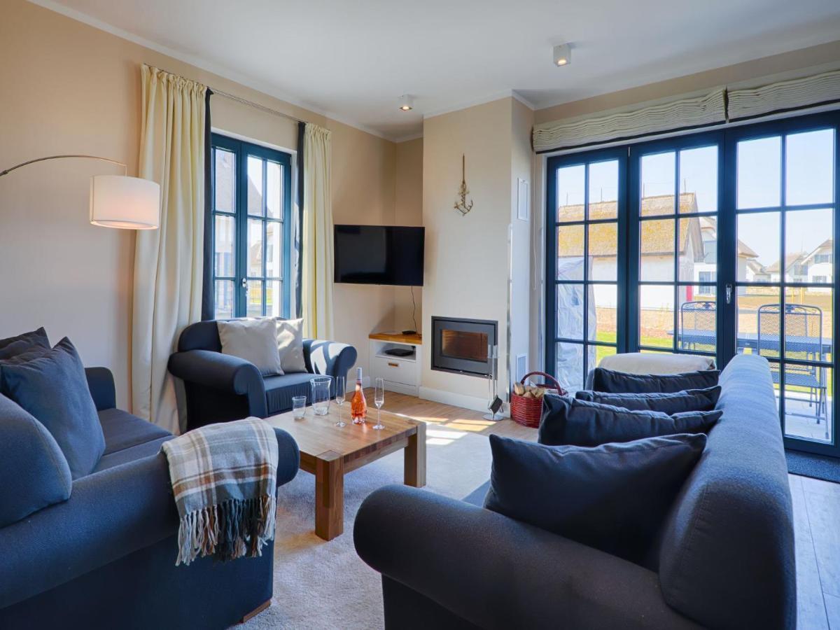 Reetland Am Meer - Luxus Reetdachvilla Mit 3 Schlafzimmern, Sauna Und Kamin F18 Dranske Dış mekan fotoğraf