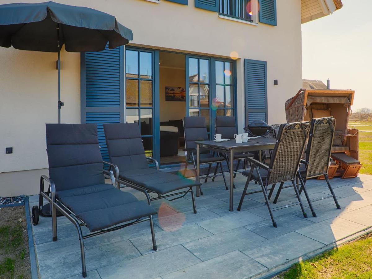Reetland Am Meer - Luxus Reetdachvilla Mit 3 Schlafzimmern, Sauna Und Kamin F18 Dranske Dış mekan fotoğraf
